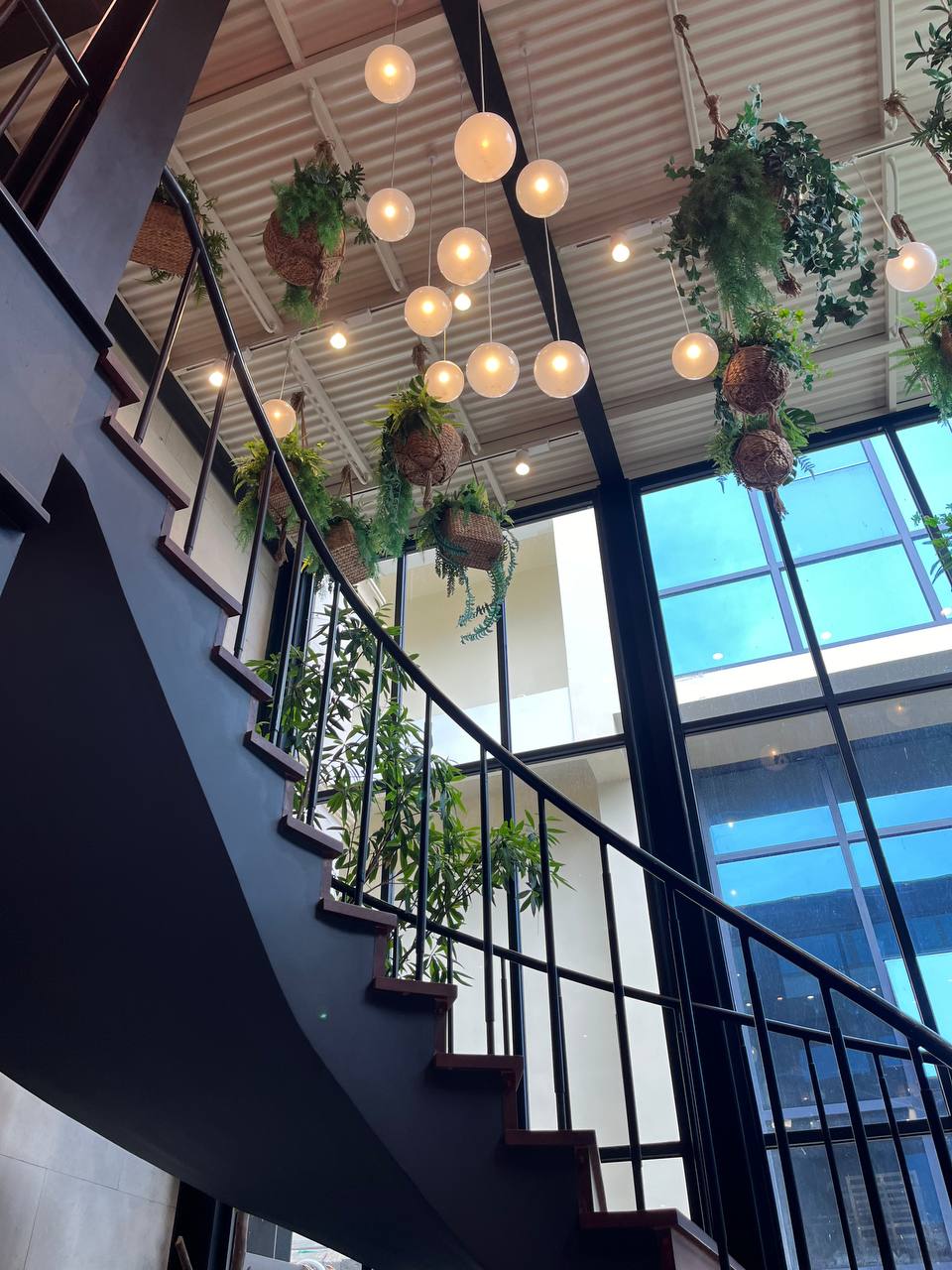 Stairwell interior decor